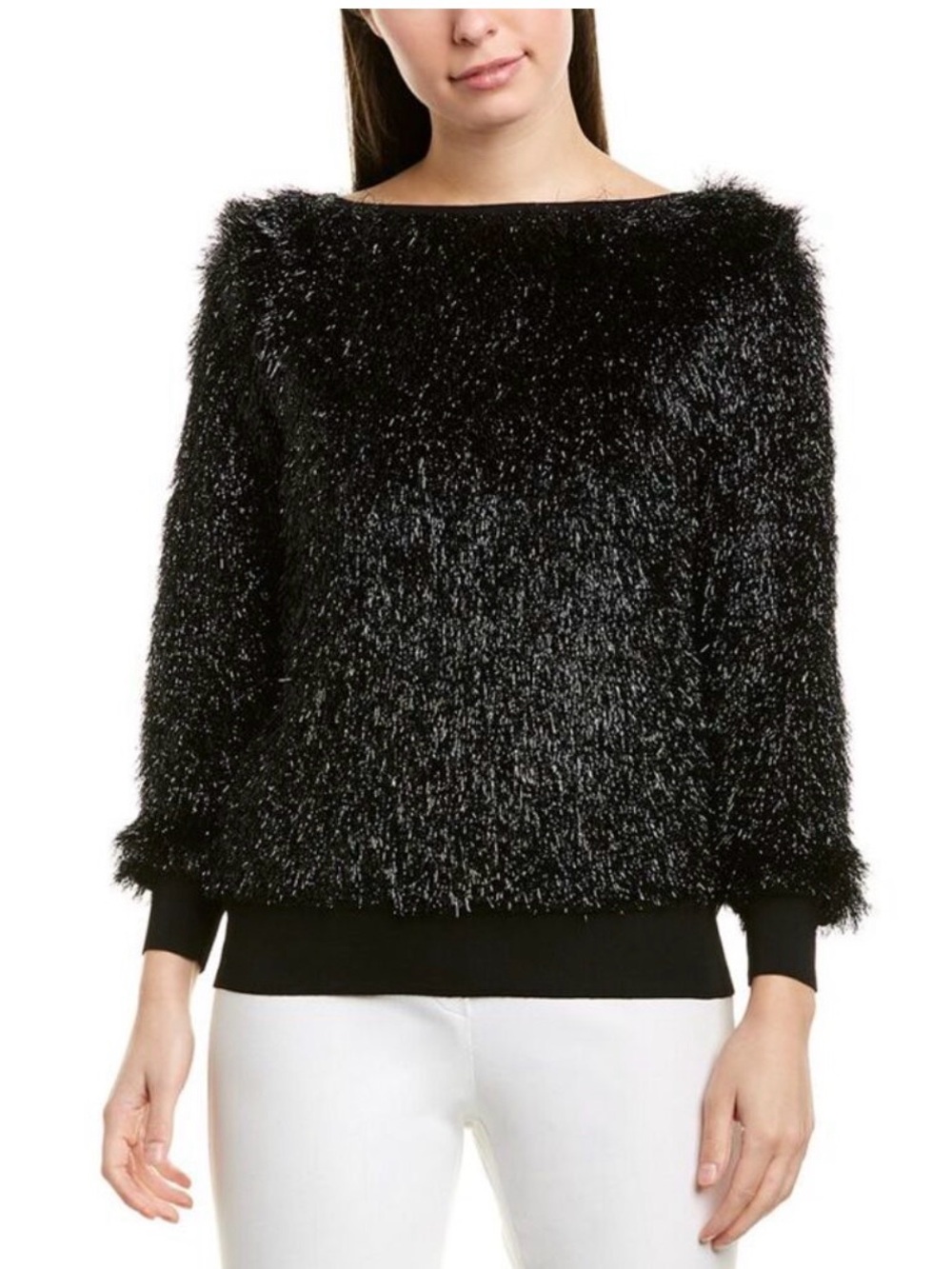 Lafayette 148 New York Womens  Stefana Blouse, Black